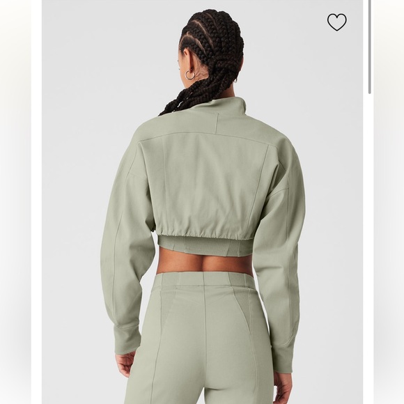 Alo On Point Moto Cropped Jacket - Picture 3 of 8